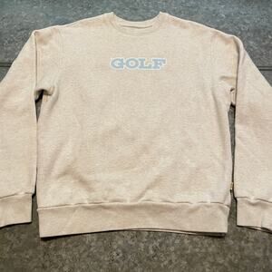 Golf Wang Crewneck Sweatshirt Mens Medium Gray Blue Tyler the Creator Logo